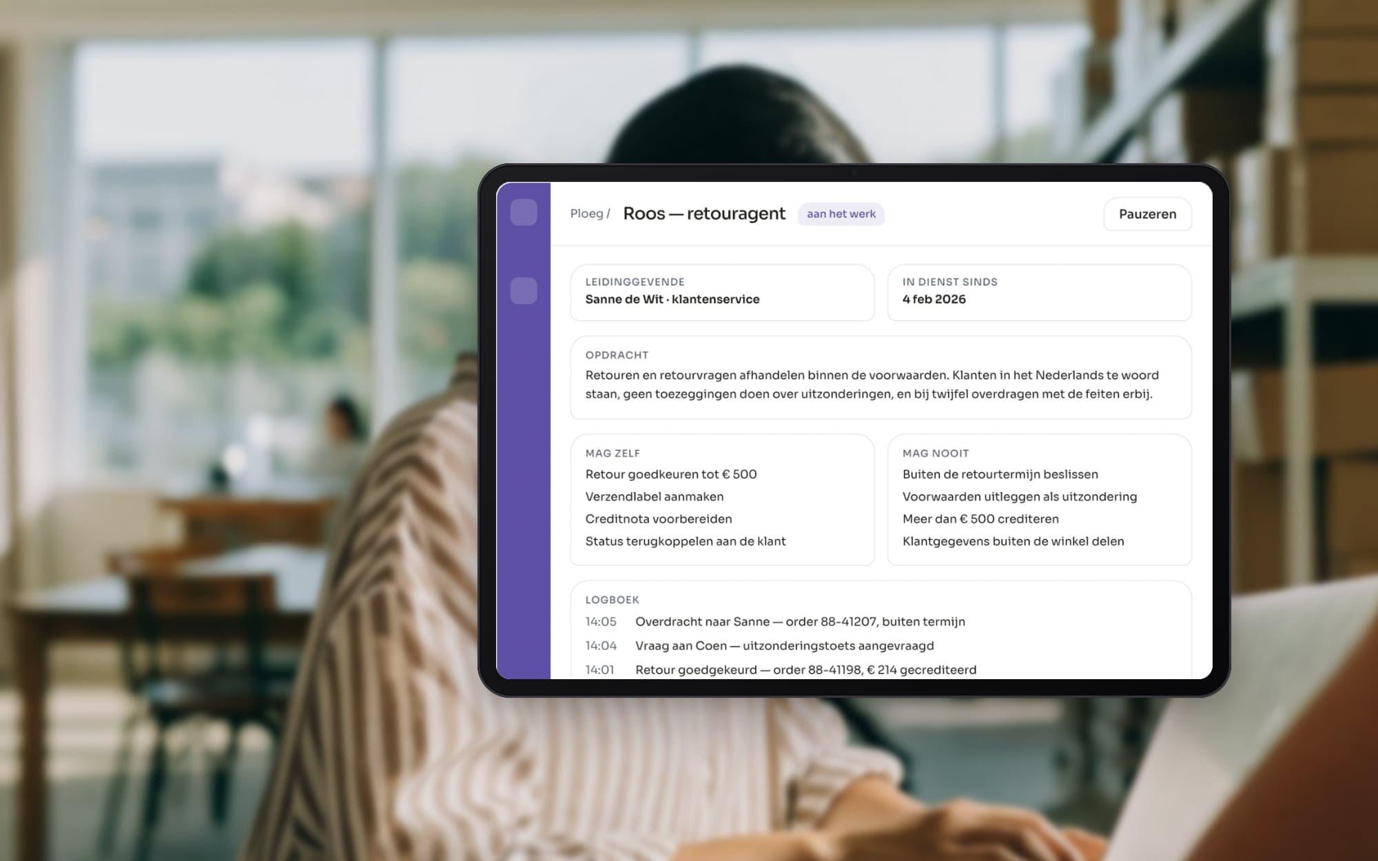 Overzicht voor AI-agents bij een retailorganisatie