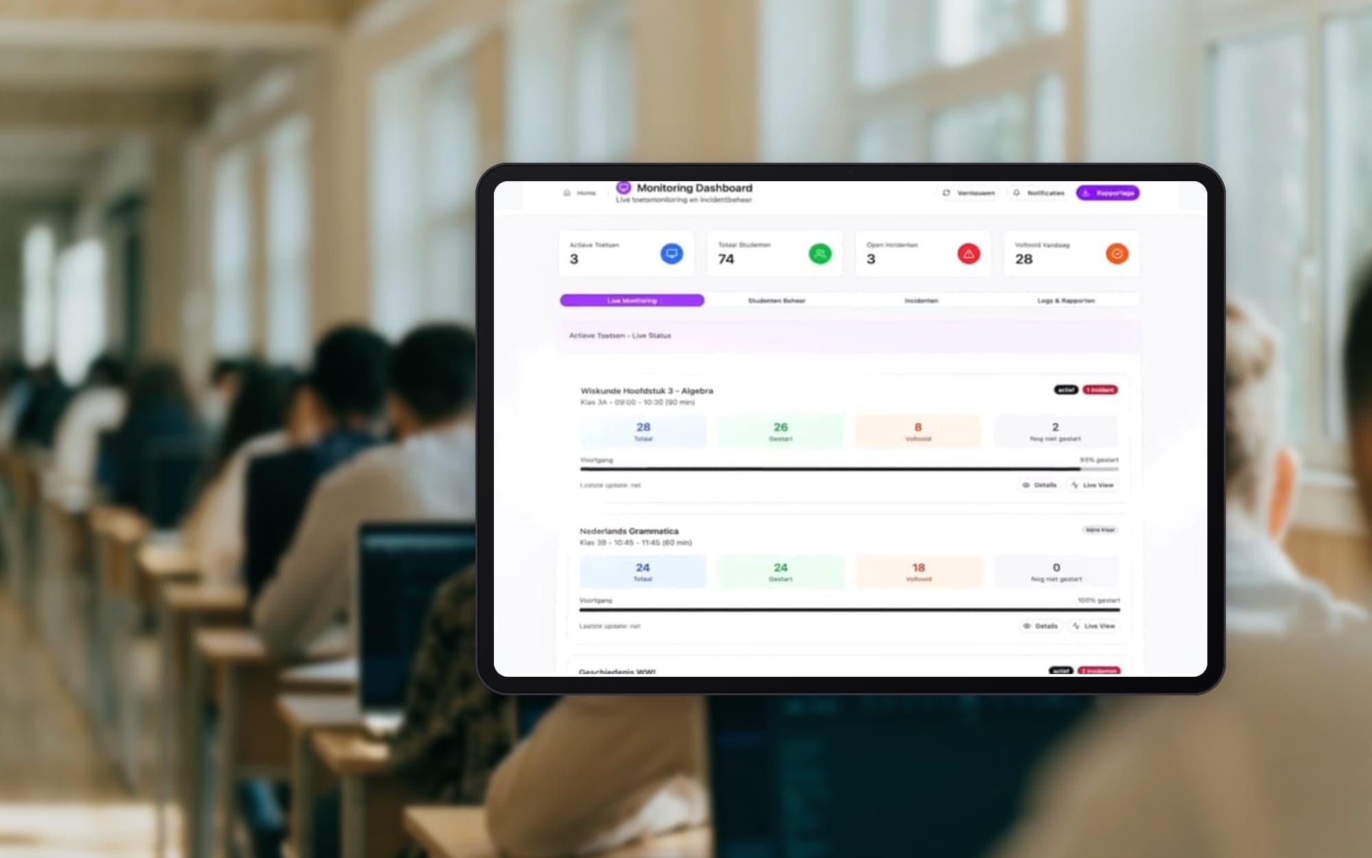 Digitale toetssoftware voor een universiteit