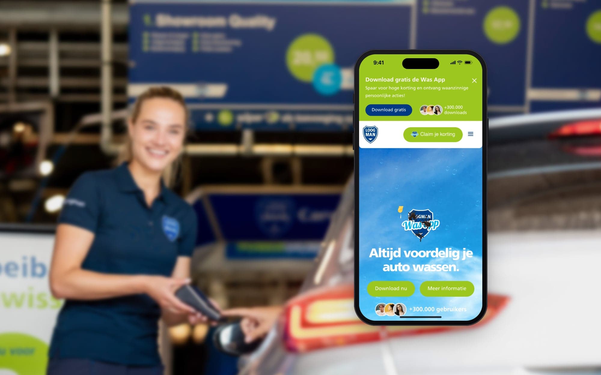 Maatwerkwebsite met vestigingszoeker voor Loogman