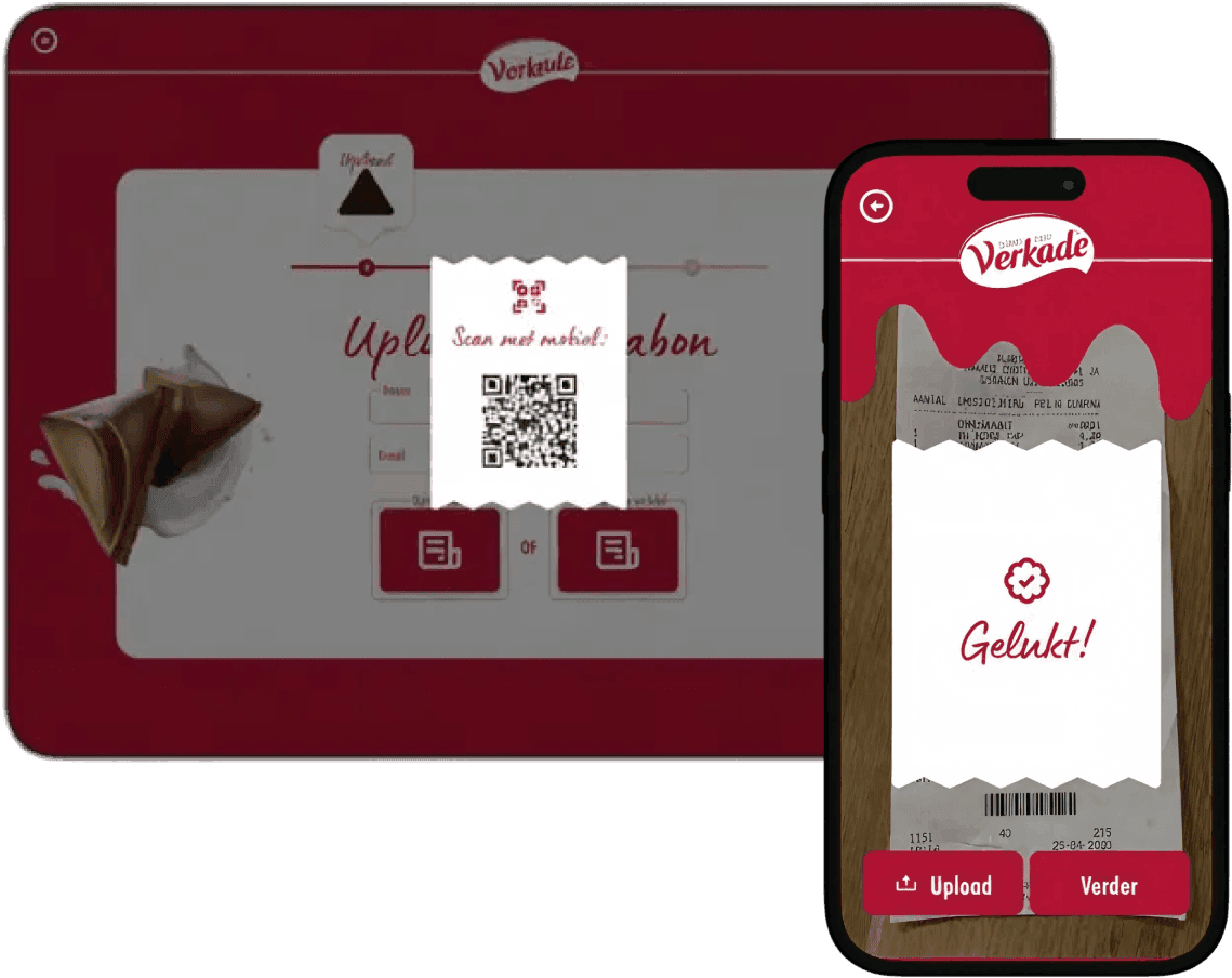 De winactie van Verkade: een kassabon uploaden en meteen zien of je wint