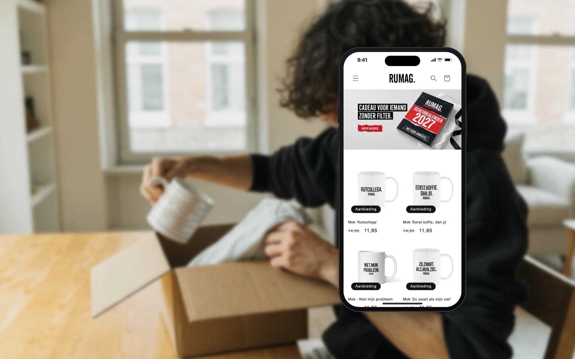 Shopify webshop voor RUMAG