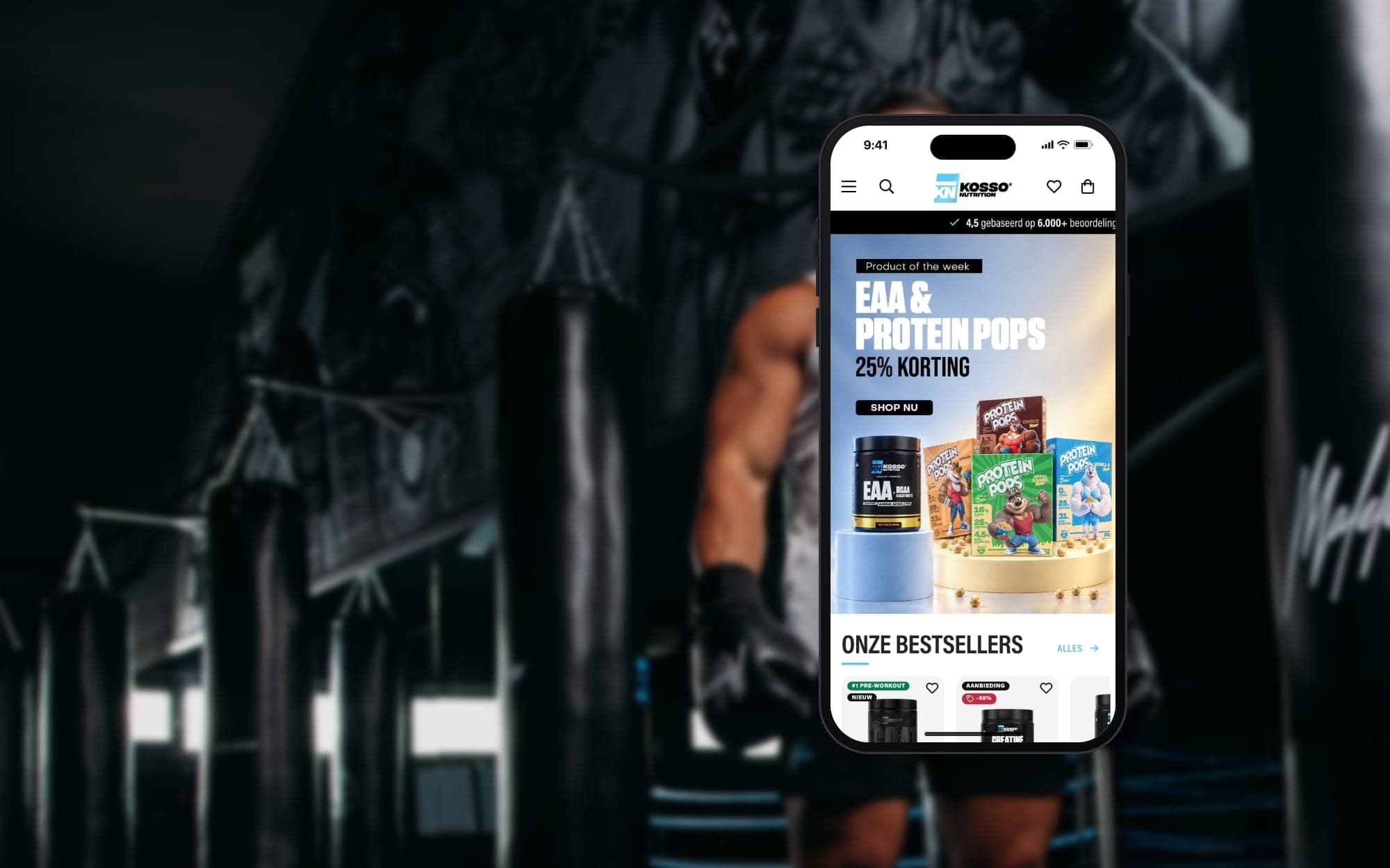 Shopify Plus webshop voor Kosso Nutrition