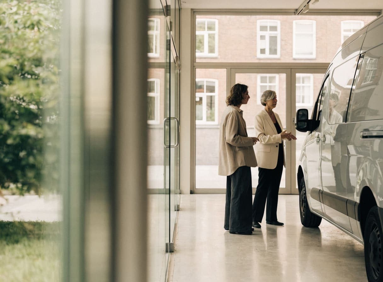 Een concept-offerte voor lease waarbij per onderdeel staat waar het gegeven vandaan komt