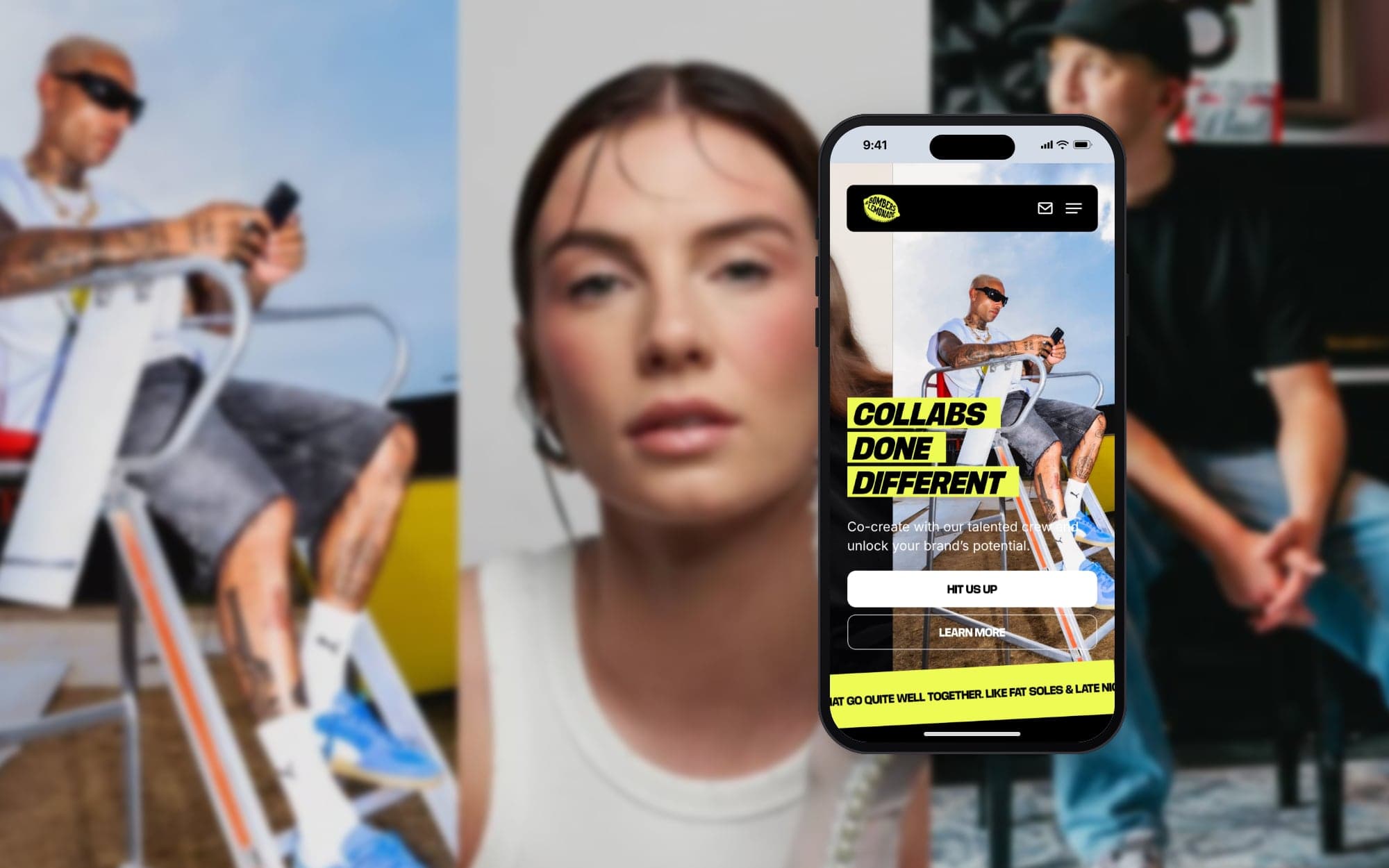 Maatwerk website voor Bombers & Lemonade