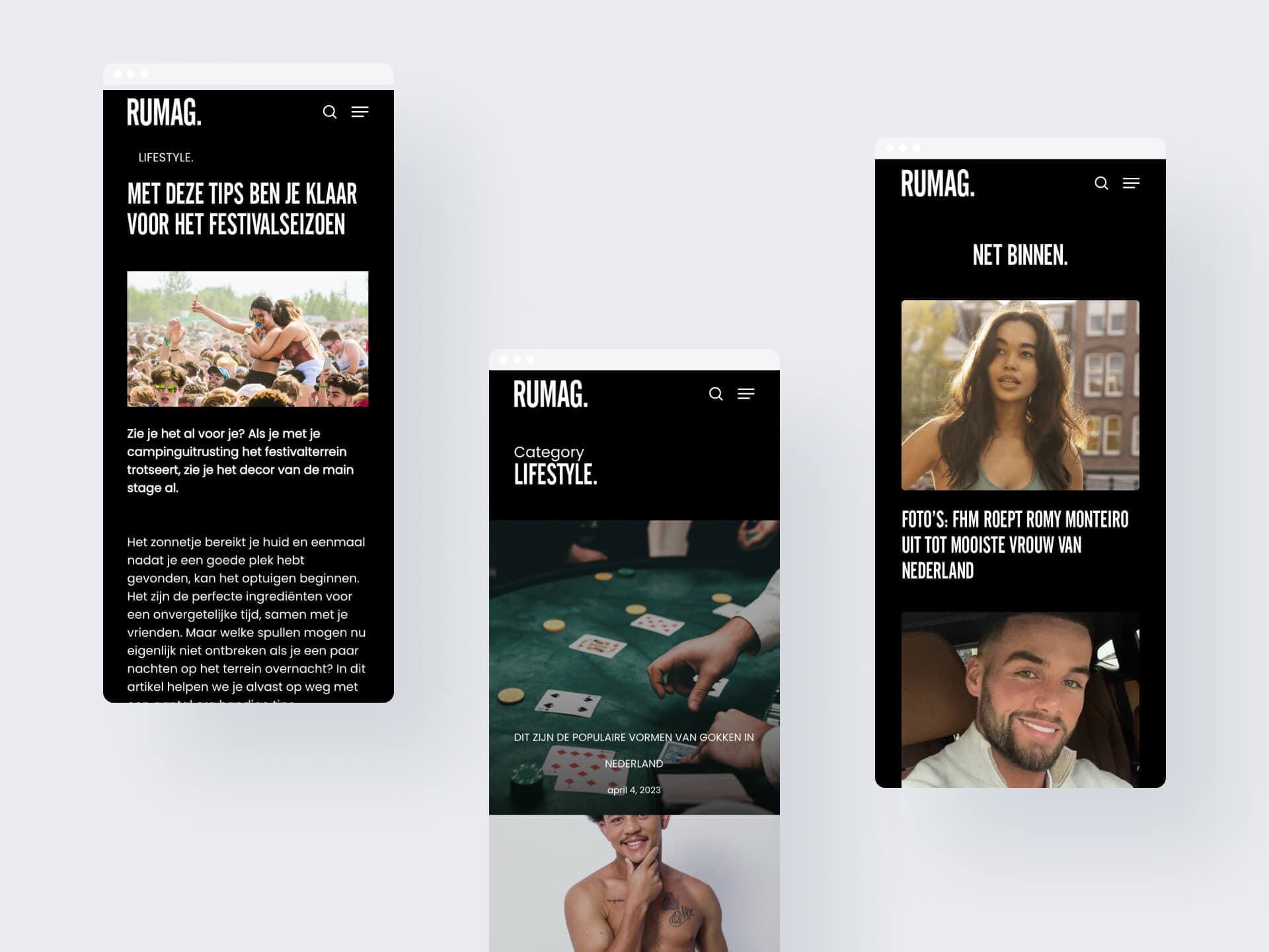 RUMAG blog website ontwikkeling