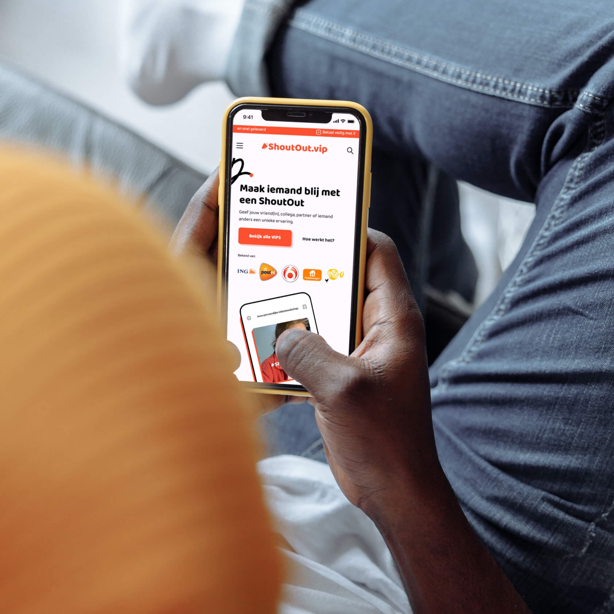 UX- en UI-ontwerp voor ShoutOut VIP