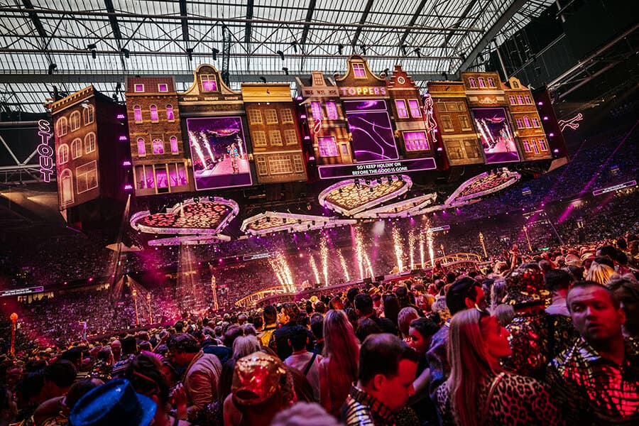 Een volle Johan Cruijff ArenA tijdens Toppers in Concert 2025