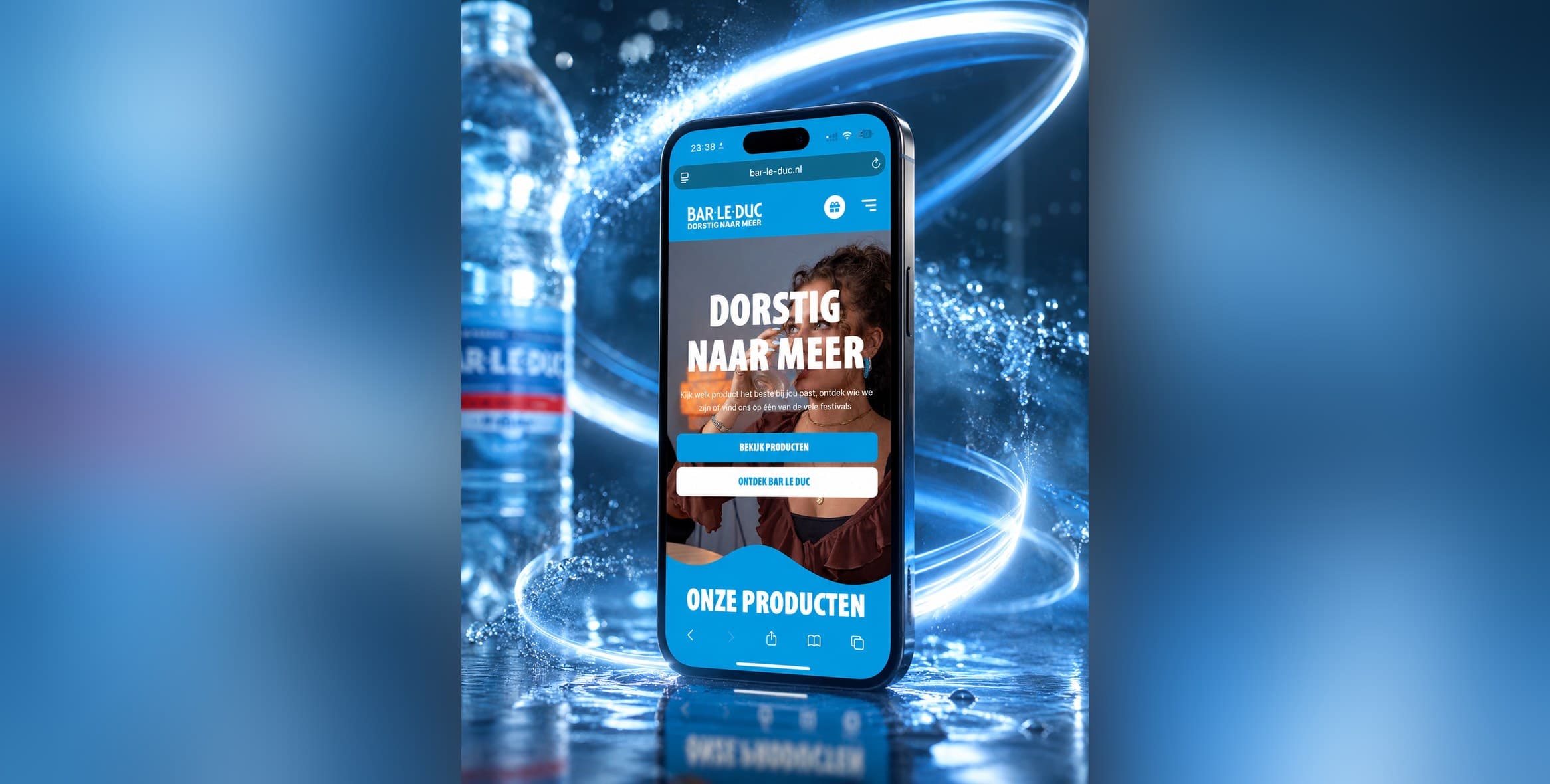Merkwebsite met 3D-productbeleving voor Bar-le-Duc