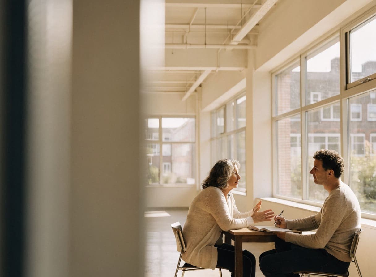 Een gesprek waarin de stappen tussen sales en de administratie worden nagelopen